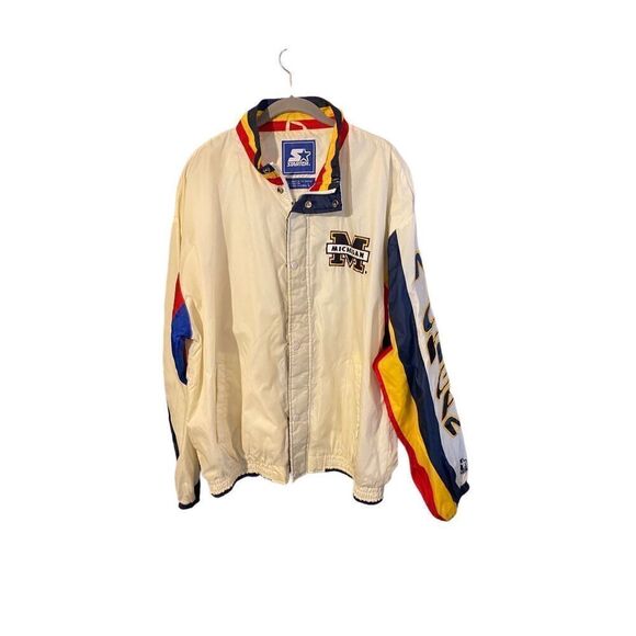 Starter vintage, rare, Michigan team, windbreaker jacket, size large - Picture 3 of 9
